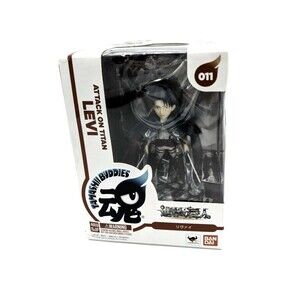 Bandai Attack On Titan Levi Ackerman Figure Tamashii Buddies #11 - NIB